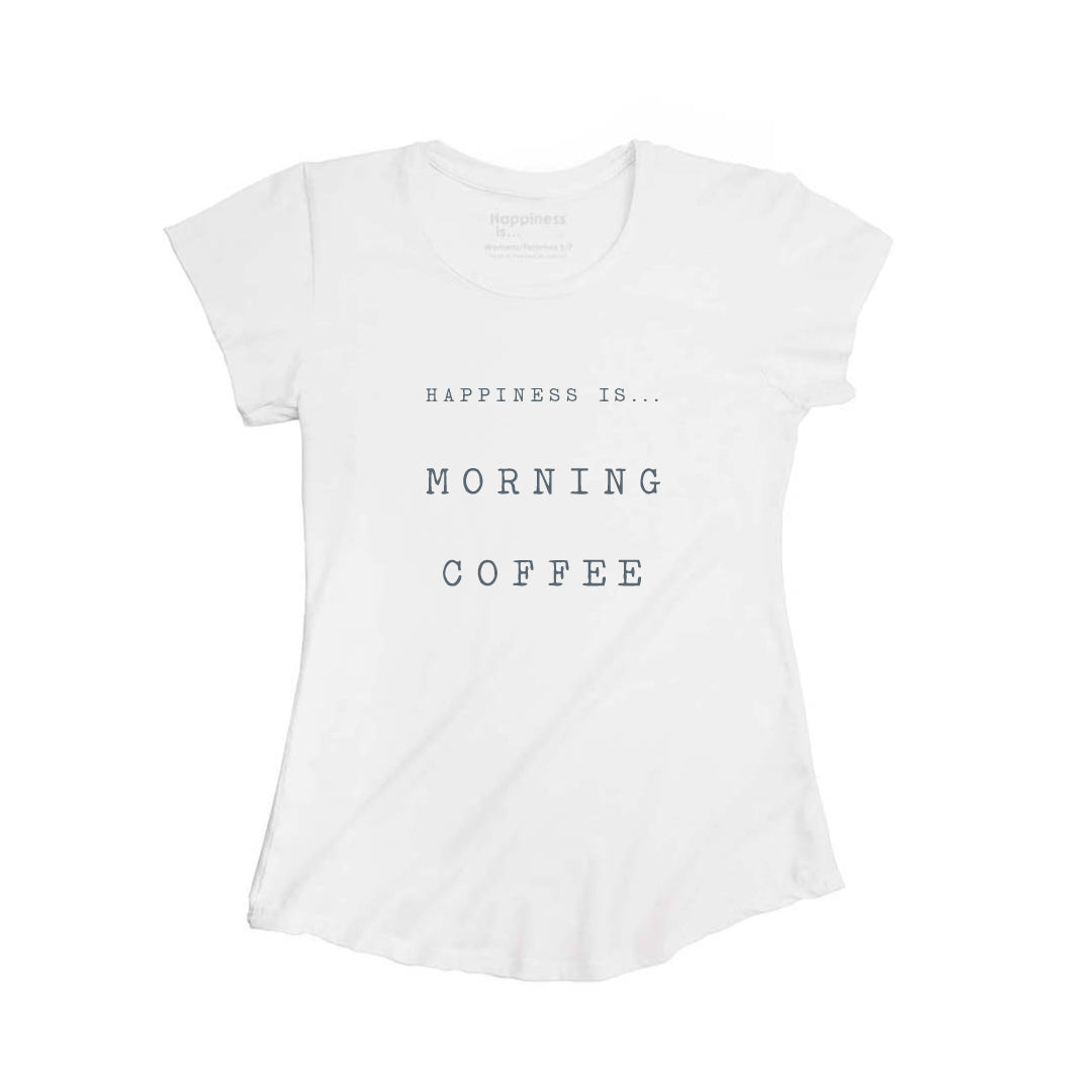 T-shirt en bambou café pour femme, blanc