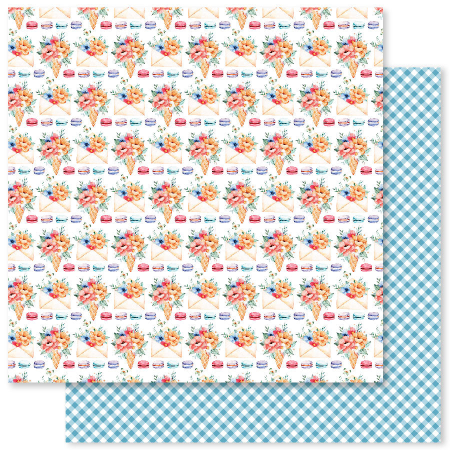 Coffee In Paris Collection de Papiers 12x12 32304