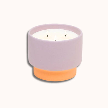 Bougie Color Block 16 oz - Violette + Vanille par Paddywax