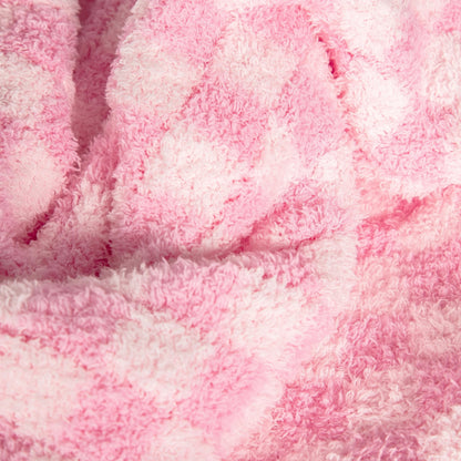Couverture pour tout-petit à carreaux imprimés Cotton Candy