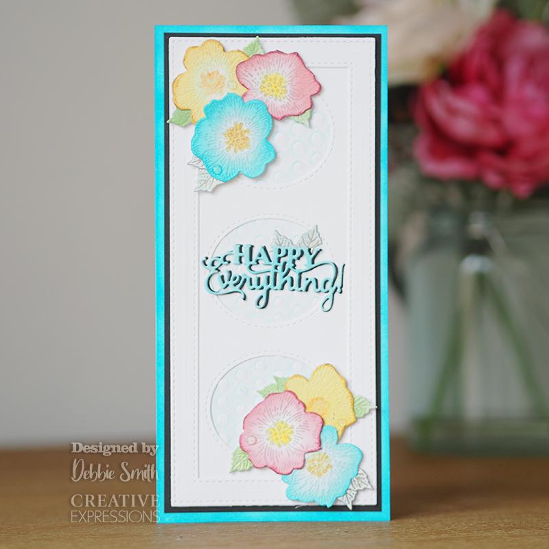 Matrice de découpe et de gaufrage StampCuts Wild Rose Cluster Sue Wilson Creative Expressions