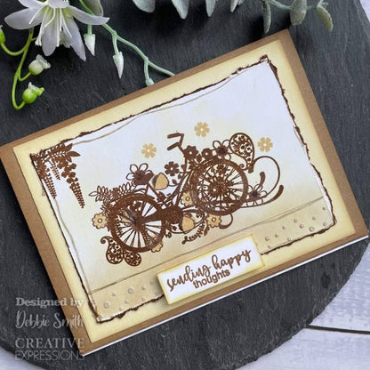 Creative Expressions Designer Boutique I Wheelie Love My Bike Lot de tampons transparents 15,2 x 10,2 cm