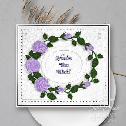 Matrices de découpe Sue Wilson Mini Shadowed Sentiments You're Too Kind Creative Expressions
