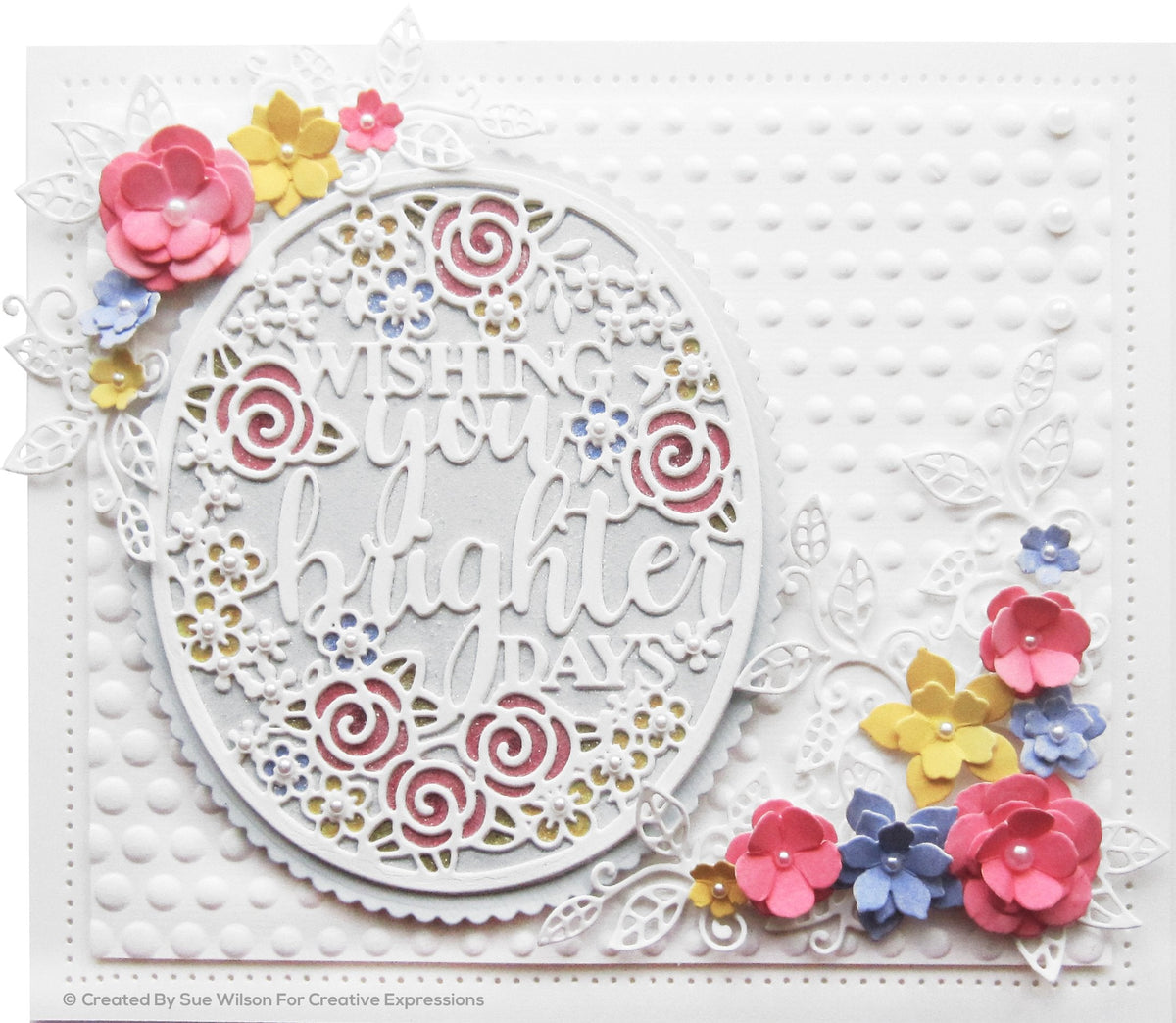Matrice de découpe Sue Wilson - Wishing You Brighter Days