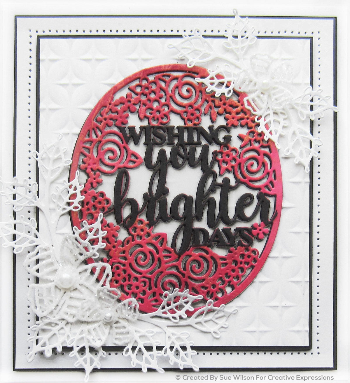 Matrice de découpe Sue Wilson - Wishing You Brighter Days
