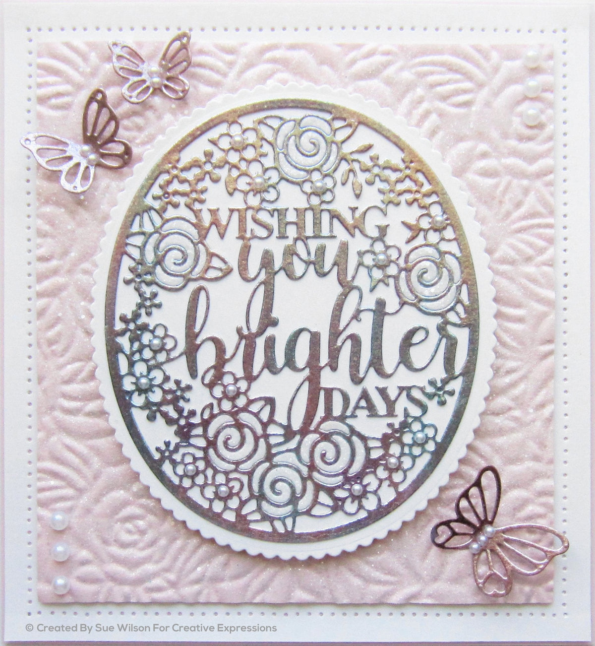 Matrice de découpe Sue Wilson - Wishing You Brighter Days