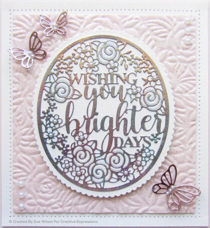 Matrice de découpe Sue Wilson - Wishing You Brighter Days