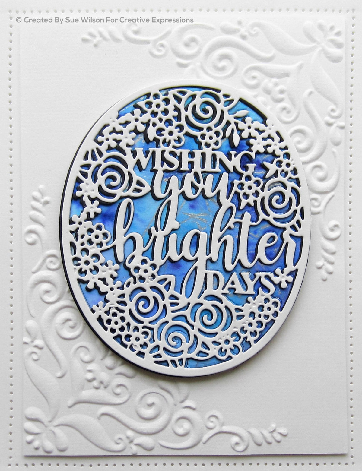 Matrice de découpe Sue Wilson - Wishing You Brighter Days