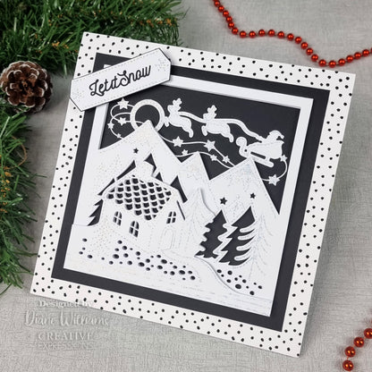 Matrice de découpe Creative Expressions Jamie Rodgers Pierced Christmas Cottage