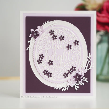 Matrice de découpe Sue Wilson - Wishing You Brighter Days