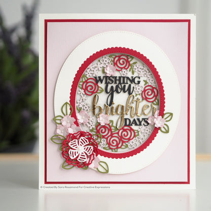 Matrice de découpe Sue Wilson - Wishing You Brighter Days