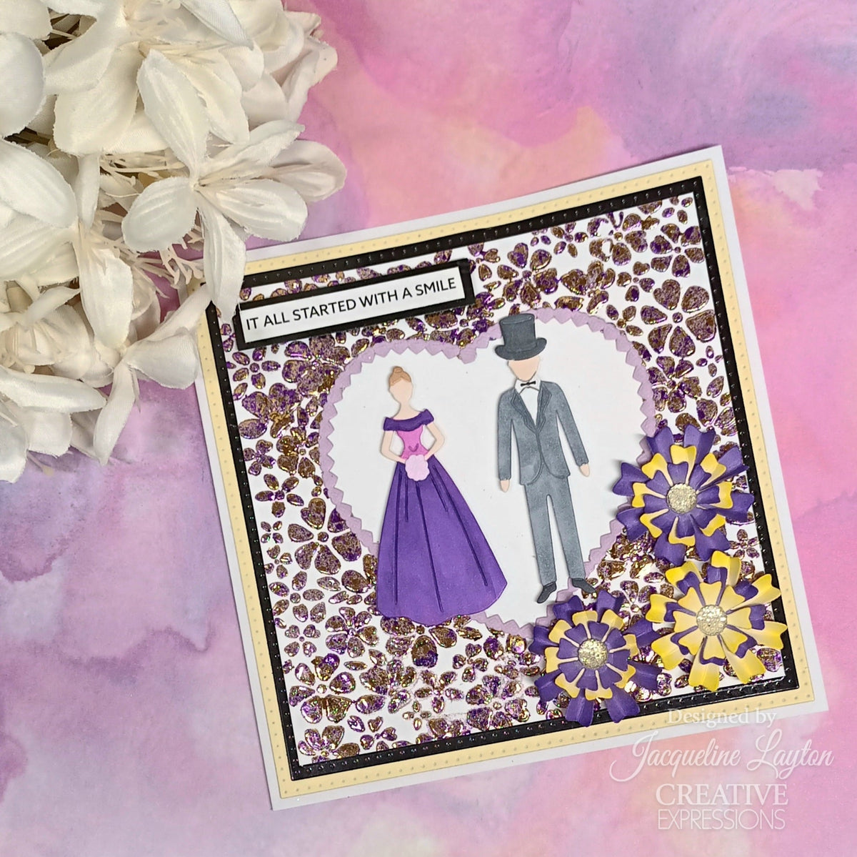 Creative Expressions Jamie Rodgers Matrice de découpe Perfect Couple de la collection Everlasting Love