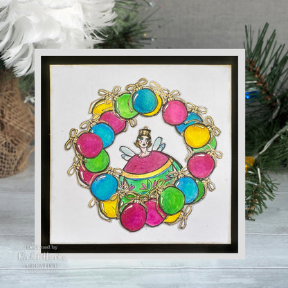 Creative Expressions Jane Davenport Bauble Fairy 15 x 10 cm Set de Tampons Transparents