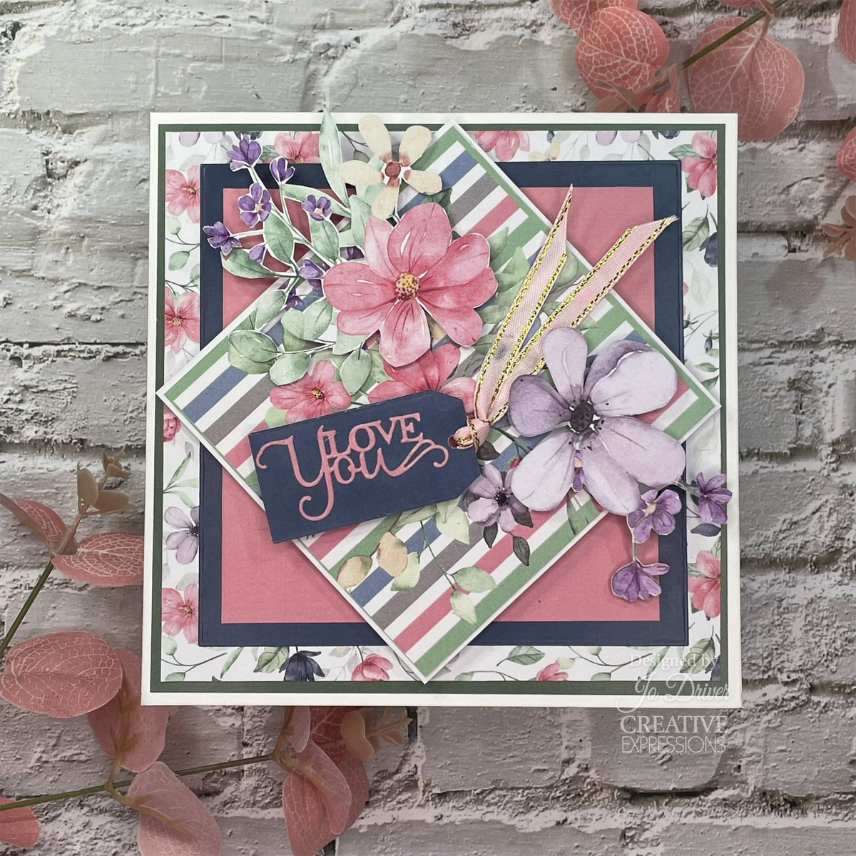 The Paper Boutique Sunny Gardens Bloc de papiers décoratifs 15,2 x 15,2 cm