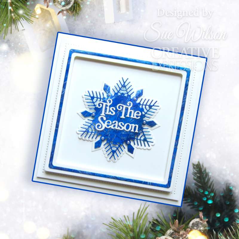 Creative Expressions matrices de coupe Sue Wilson Festive Pinwheel Snowflake