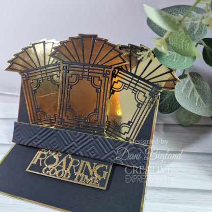 Matrices de découpe Sue Wilson Mini Expressions Art Déco "Have A Roaring Good Time"