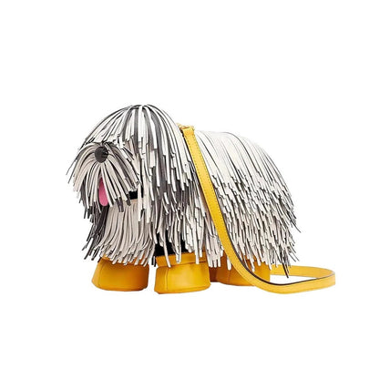 Sac à main en forme de chien | Sac pour chien Komondor pour les humains