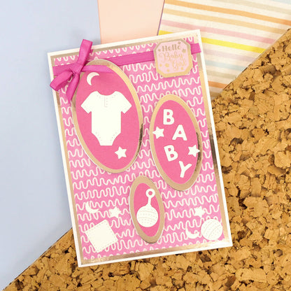 Blocs de papier Duo Design - Rayures esquissées et Points délicats