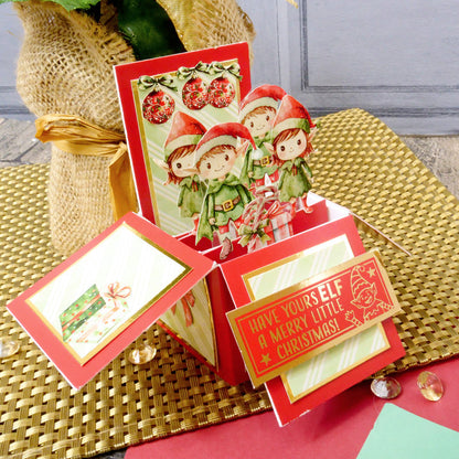 Blocs de papier Duo Design - Mignons de Noël & Rayures Colorées