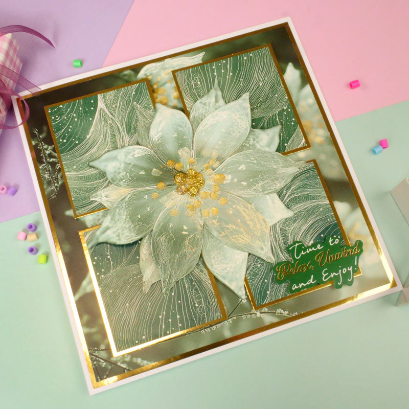 Blocs de papier Duo Design - Fleurs givrées & Brise hivernale