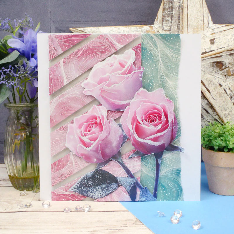 Blocs de papier Duo Design - Fleurs givrées & Brise hivernale