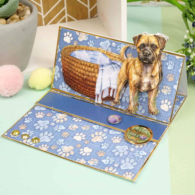 Feuille de Découpage Border Terrier et Teckel