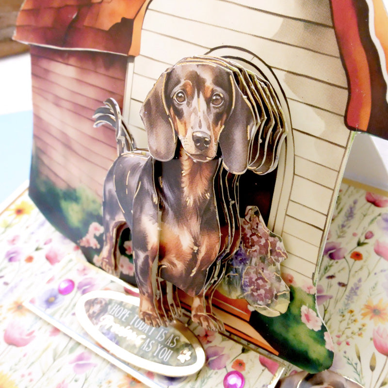 Feuille de Découpage Border Terrier et Teckel
