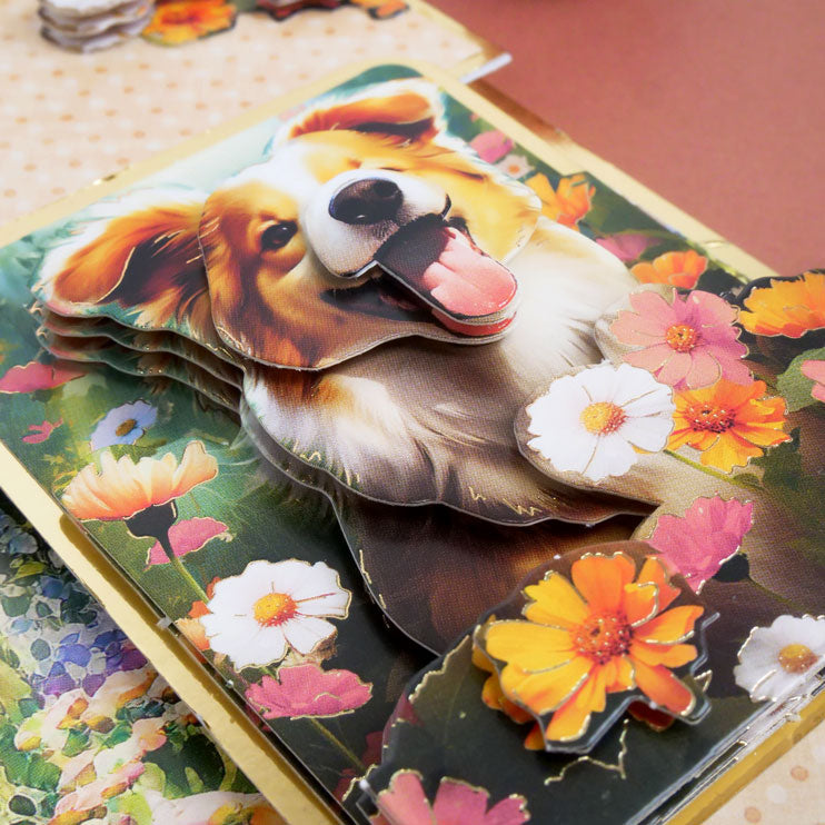 Une feuille de découpage A Woofly Time
