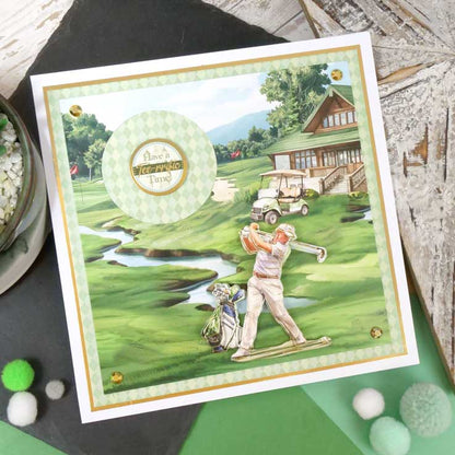 Winning Swings Decoupage Topper Sheet