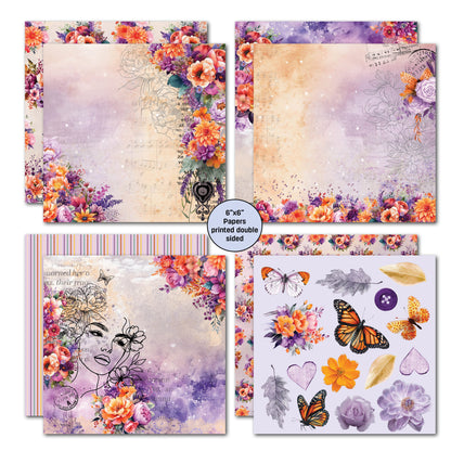 3Quarter Designs Dawns Glow 6x6 Paper Pack