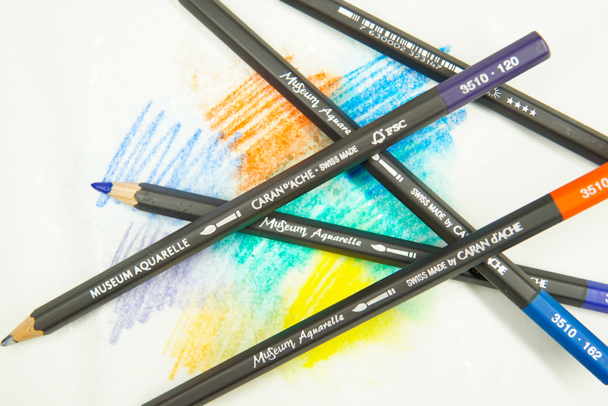 Caran d'Ache - Crayon aquarelle Museum - Noir, blanc et gris
