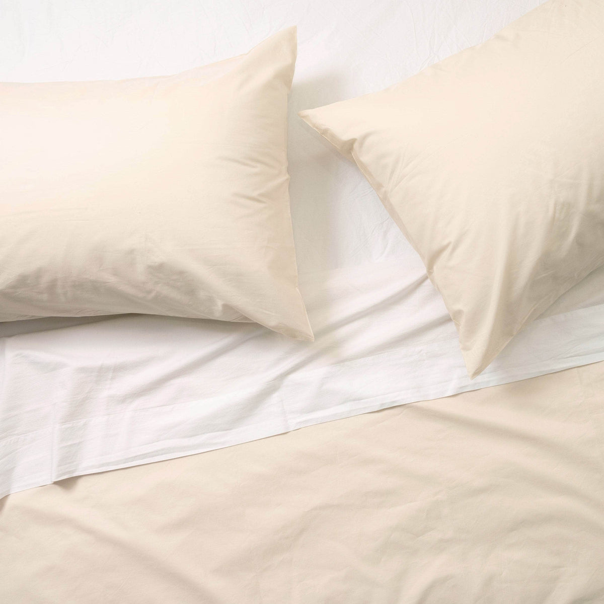 Housse de couette en percale de coton bio Essential