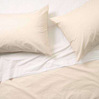 Housse de couette en percale de coton bio Essential
