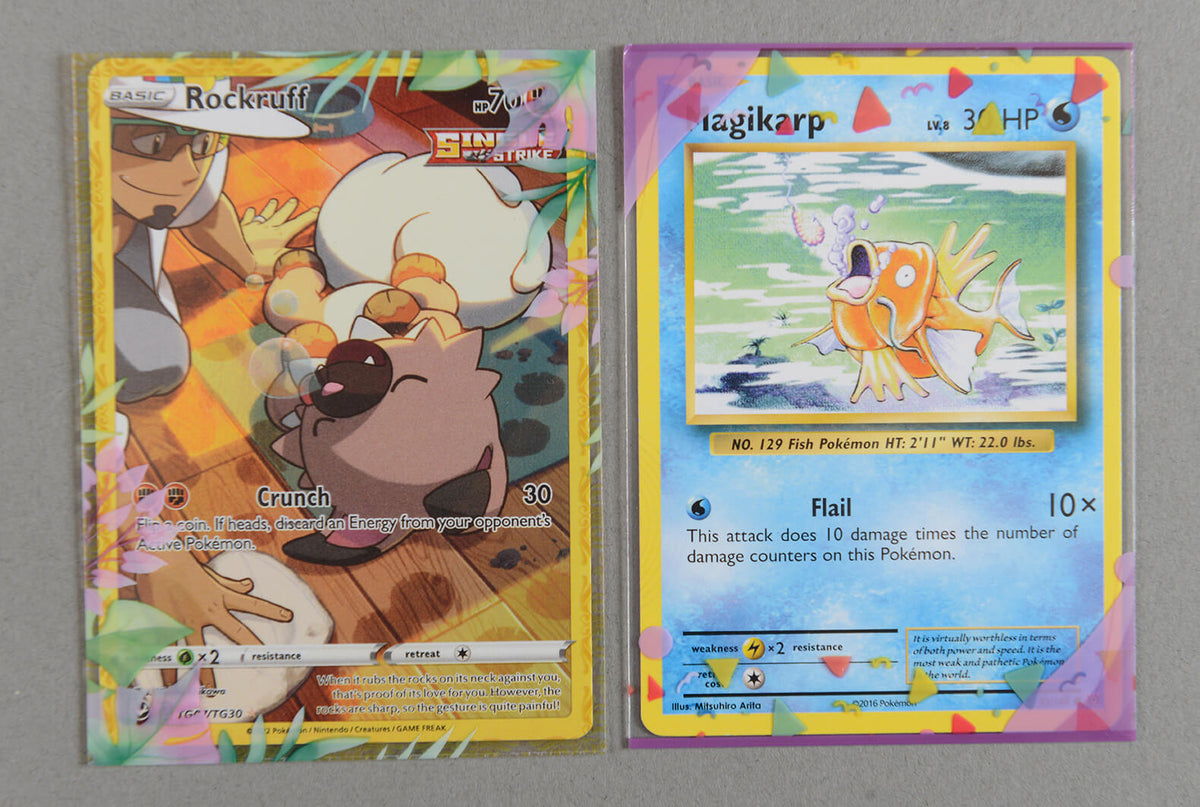 Protège-cartes imprimés EVORETRO TCG – Motifs thématiques pour Pokémon, MTG et plus encore