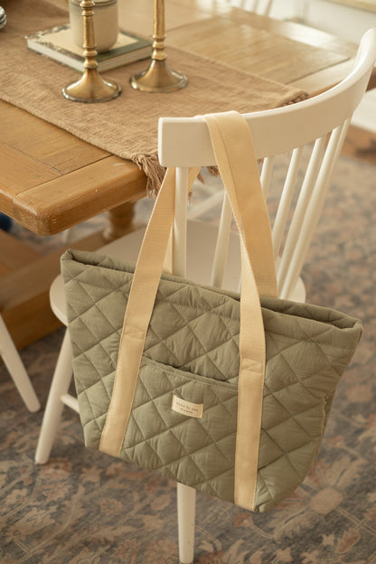 Quilted everyday tote