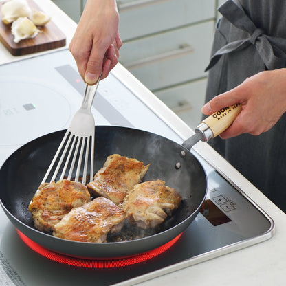 Yoshikawa Cook-Pal Ren Japanese Deep Fry Pan 24cm | Made in Japan