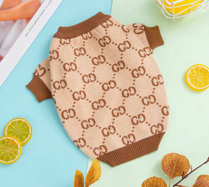 Pull tricoté Gigi pour chien | Pull pour chien