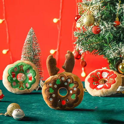 Lot de jouets en peluche pour chiens – Ensemble de jouets festifs pour chiens