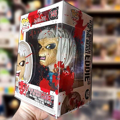 Funko Pop 4 pouces - Sang rouge avec impacts de balles - Protecteur EVORETRO PET 0,40 mm - Lot de 10