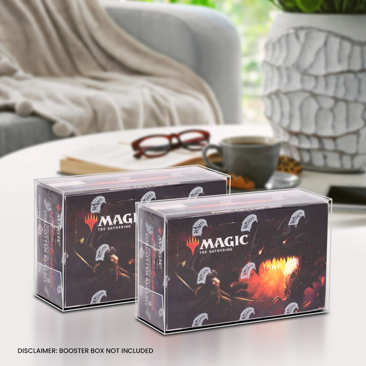 Magic The Gathering Adventures in The Forgotten Realms Draft Booster Box - EVORETRO PET Protector 0.35MM - Pack of 1