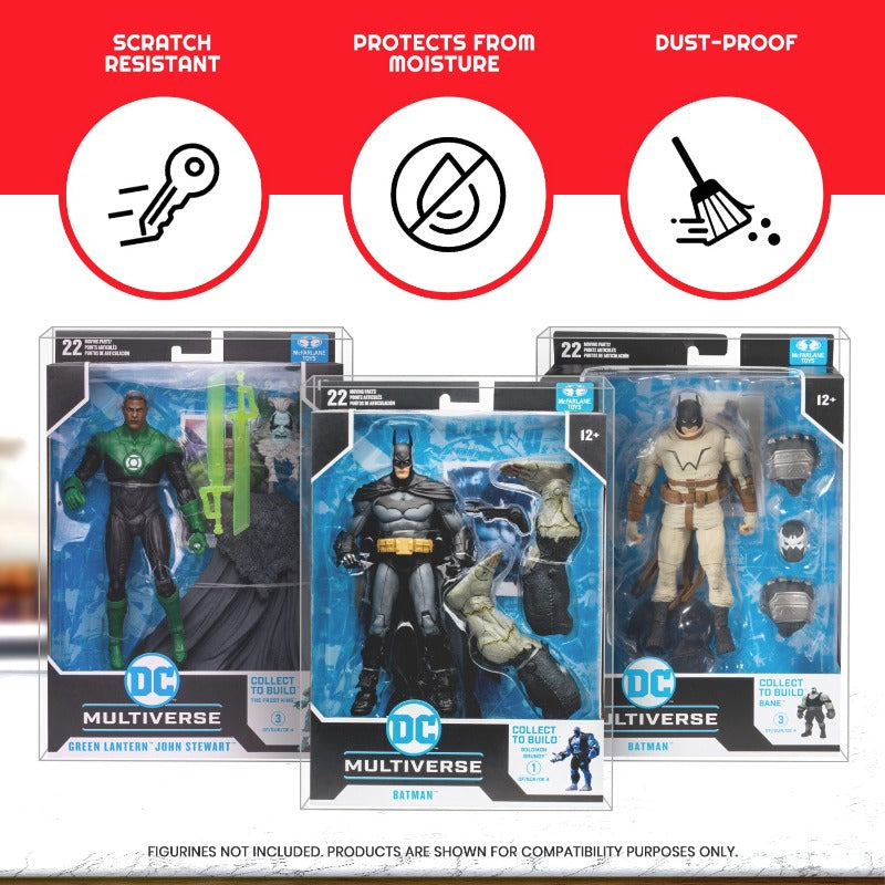 DC Multiverse McFarlane Toys 7" EVORETRO PET Action Figure Case - Pack of 10