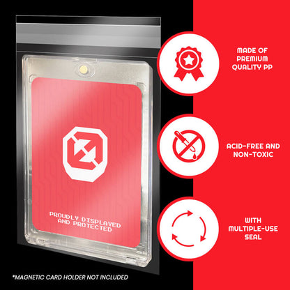 Sac d'équipe EVORETRO pour cartes Idéal pour l'expédition de cartes de sport, Pokémon ou TCG
