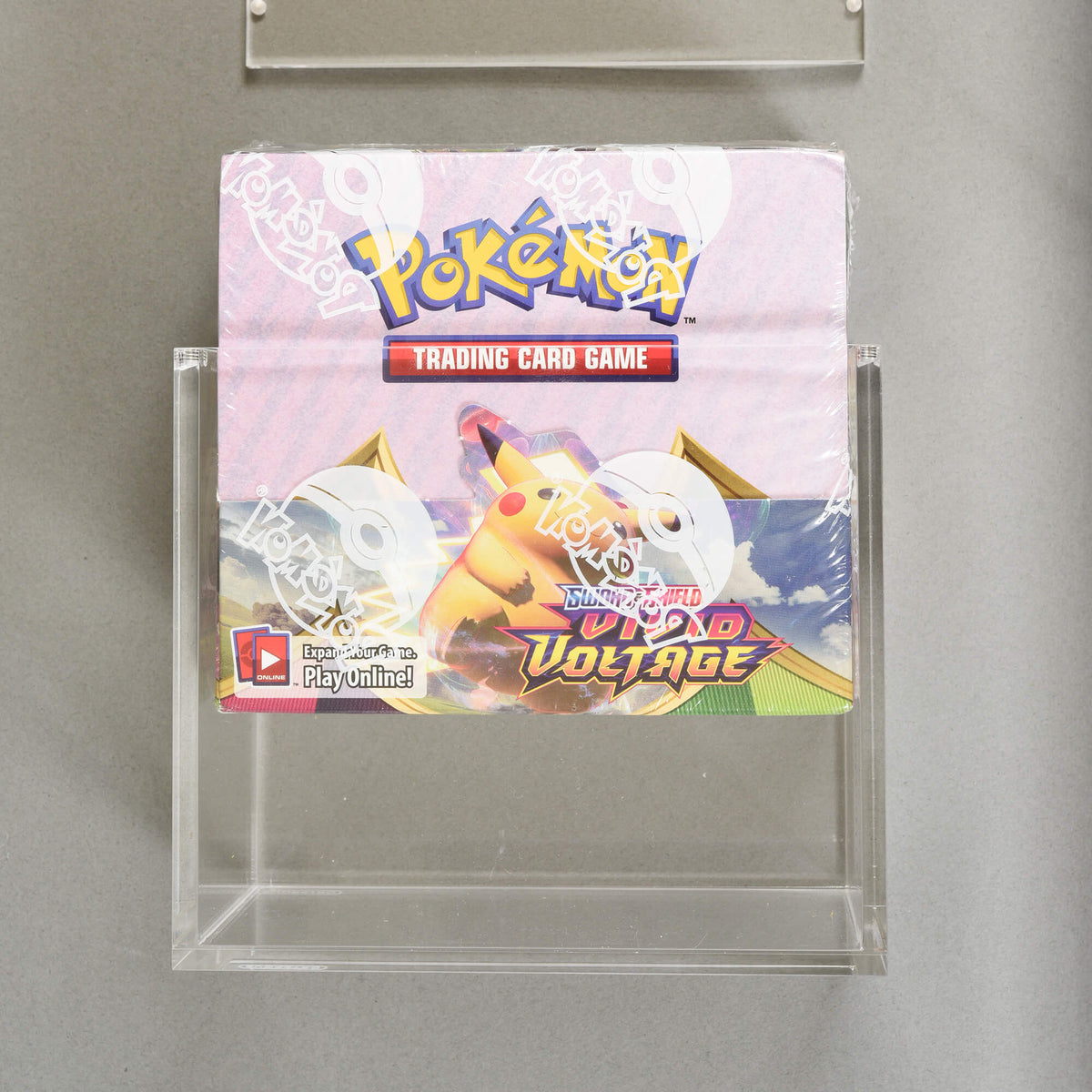 EVORETRO Acrylic Case for Pokemon Booster Box with Magnetic Lid Pack of 1