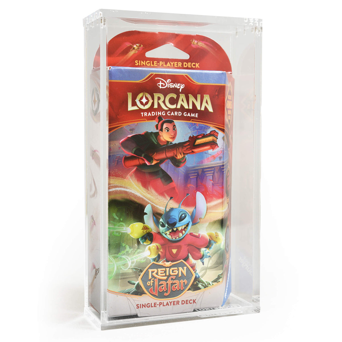 1x EVORETRO Acrylic Display Case for Lorcana Starter Deck Protective Box