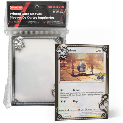 Protège-cartes imprimés EVORETRO TCG – Motifs thématiques pour Pokémon, MTG et plus encore