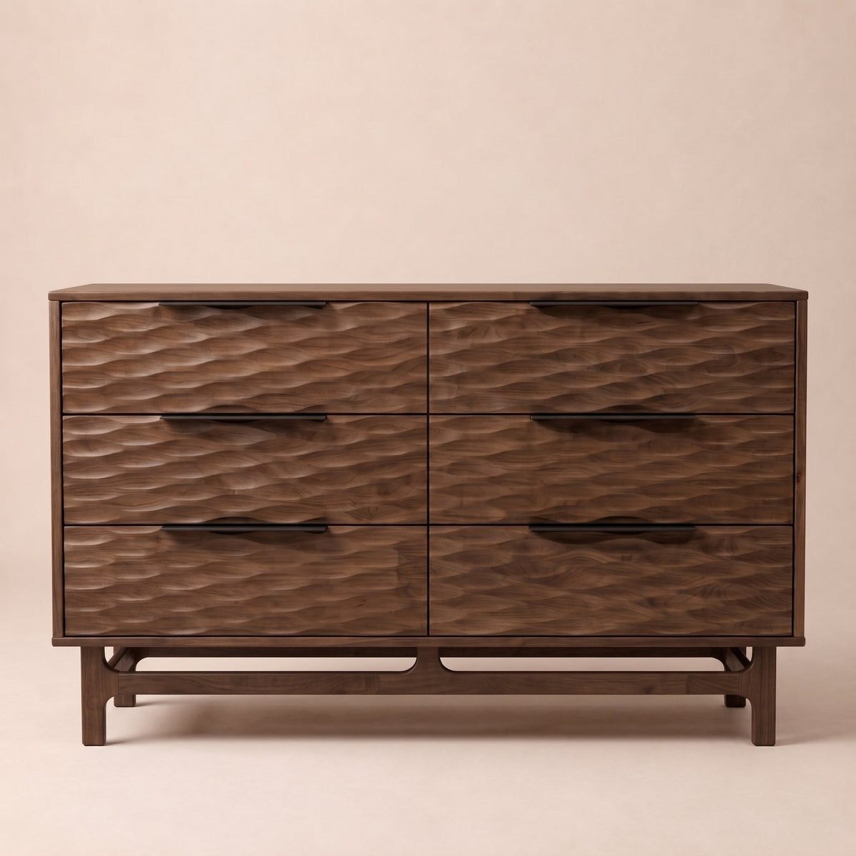 Commode Acacia Elara à 6 tiroirs pour des solutions de rangement élégantes