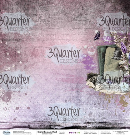3Quarter Designs - Améthyste Enchantée - Collection de Scrapbooking