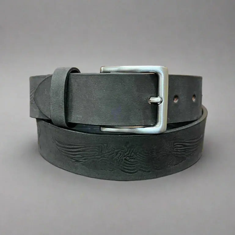 Ceinture en Cuir à Boucle Amovible Engine Eagle
