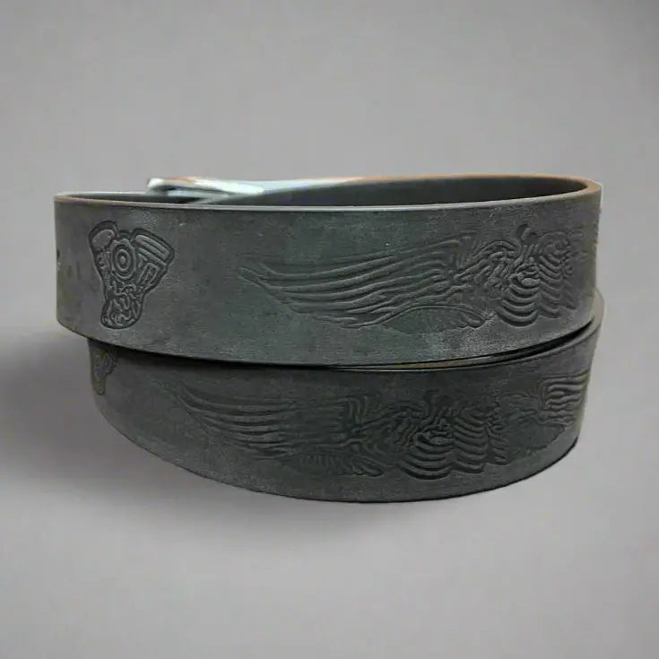 Ceinture en Cuir à Boucle Amovible Engine Eagle
