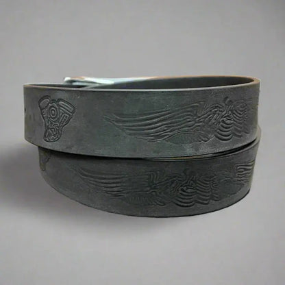 Ceinture en Cuir à Boucle Amovible Engine Eagle